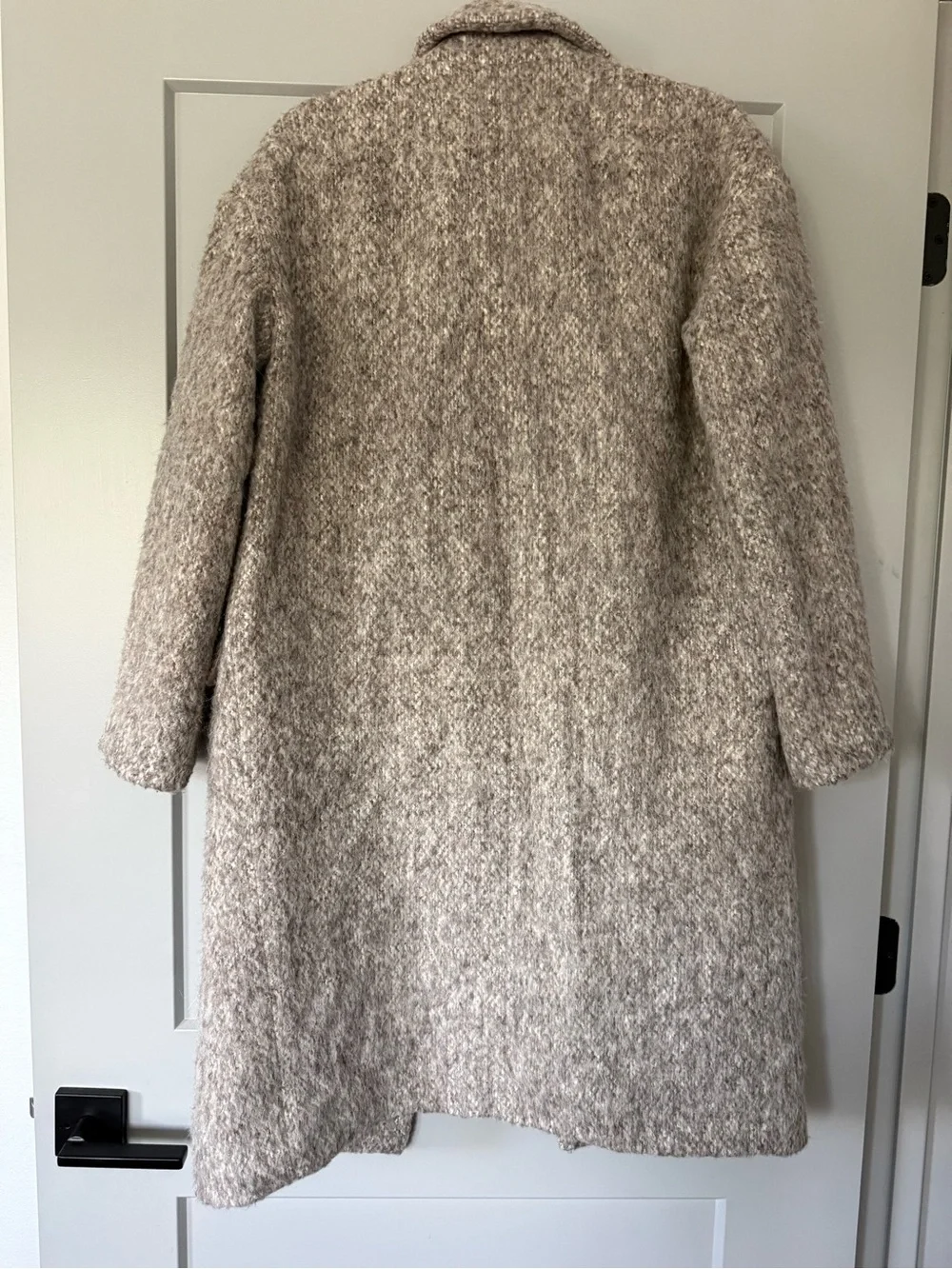 J.Crew Brushed Wool Relaxed Topcoat Size XXS Oversized Fit